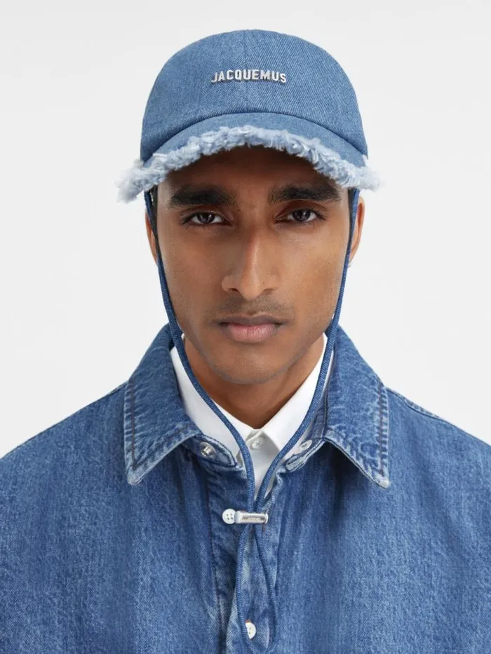 JACQUEMUS The Artichaut Cap Blue WomenMen Hats JACQUEMUS The Artichaut Cap Blue WomenMen Hats