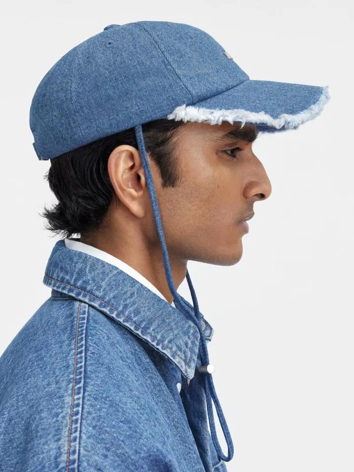 JACQUEMUS The Artichaut Cap Blue WomenMen Hats JACQUEMUS The Artichaut Cap Blue WomenMen Hats