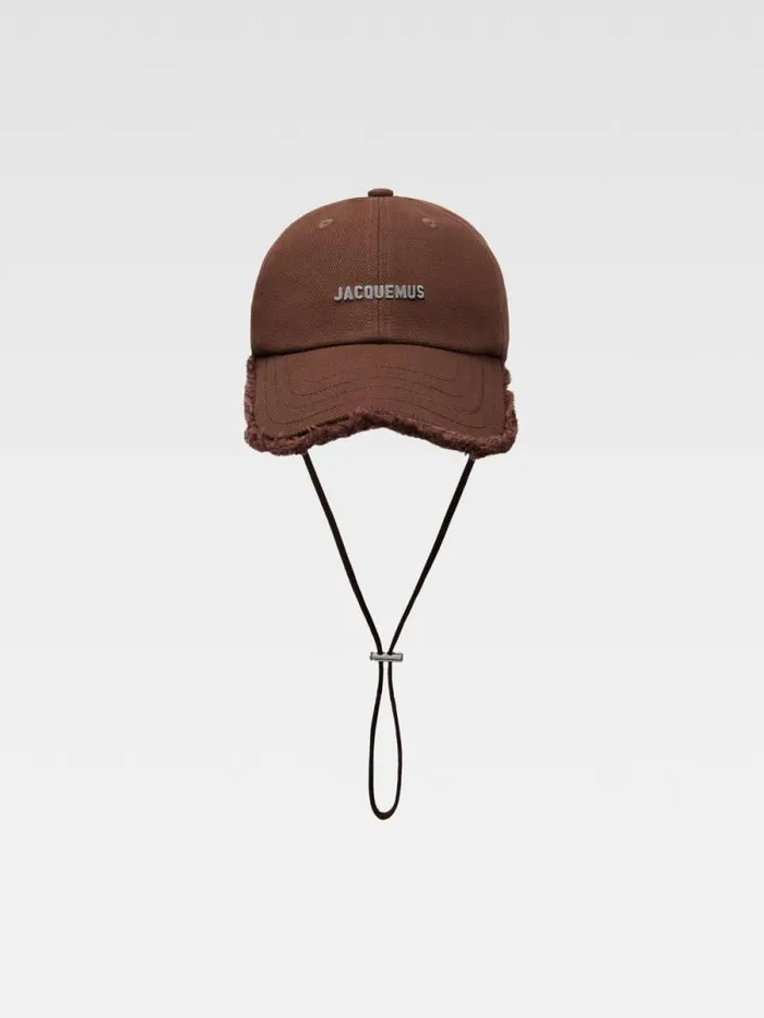 JACQUEMUS The Artichaut Cap Brown WomenMen Hats