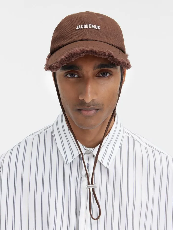 JACQUEMUS The Artichaut Cap Brown WomenMen Hats