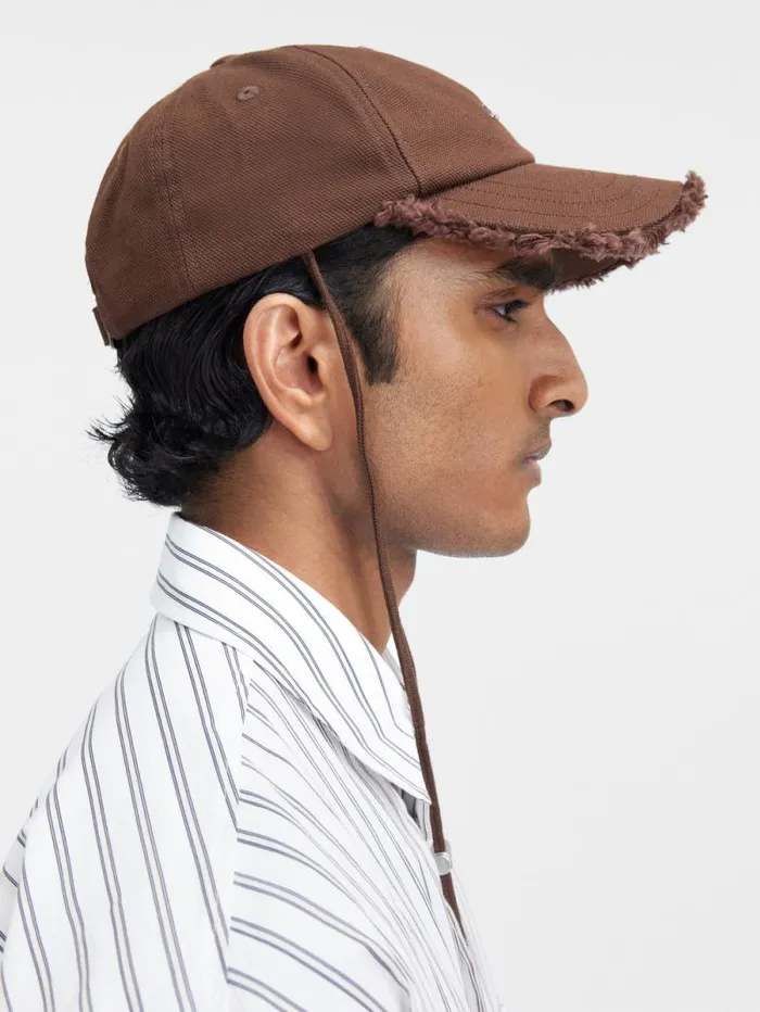 JACQUEMUS The Artichaut Cap Brown WomenMen Hats