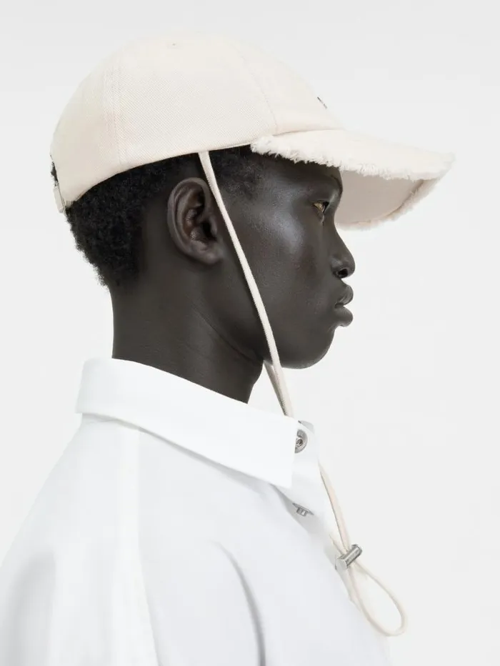 JACQUEMUS The Artichaut Cap Offwhite WomenMen Hats JACQUEMUS The Artichaut Cap Offwhite WomenMen Hats