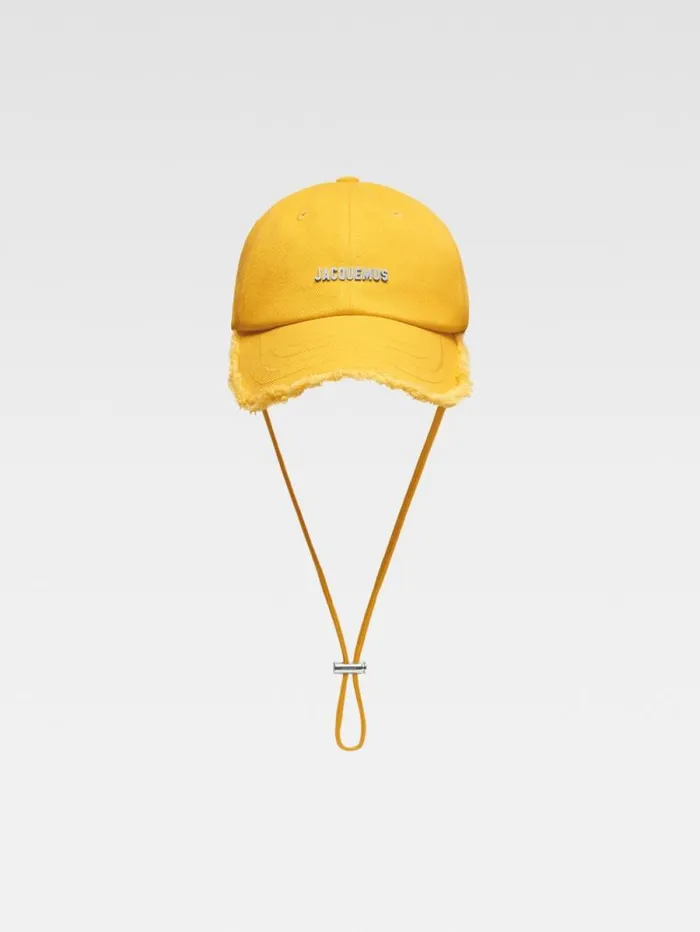 JACQUEMUS The Artichaut Cap Yellow WomenMen Hats