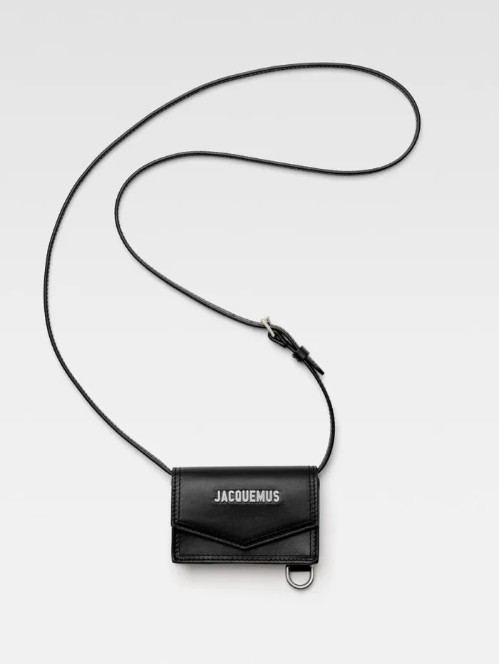JACQUEMUS The Azur Cardholder Black Men Small Leather Goods