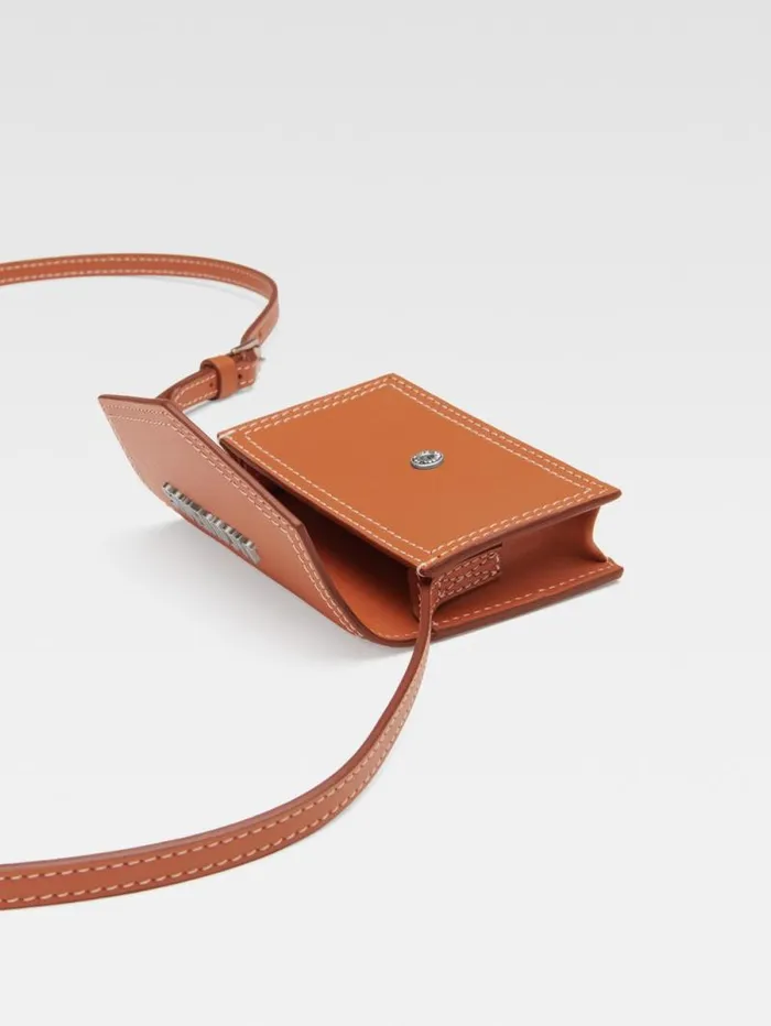 JACQUEMUS The Azur Cardholder Light Brown WomenMen Small Leather Goods JACQUEMUS The Azur Cardholder Light Brown WomenMen Small Leather Goods