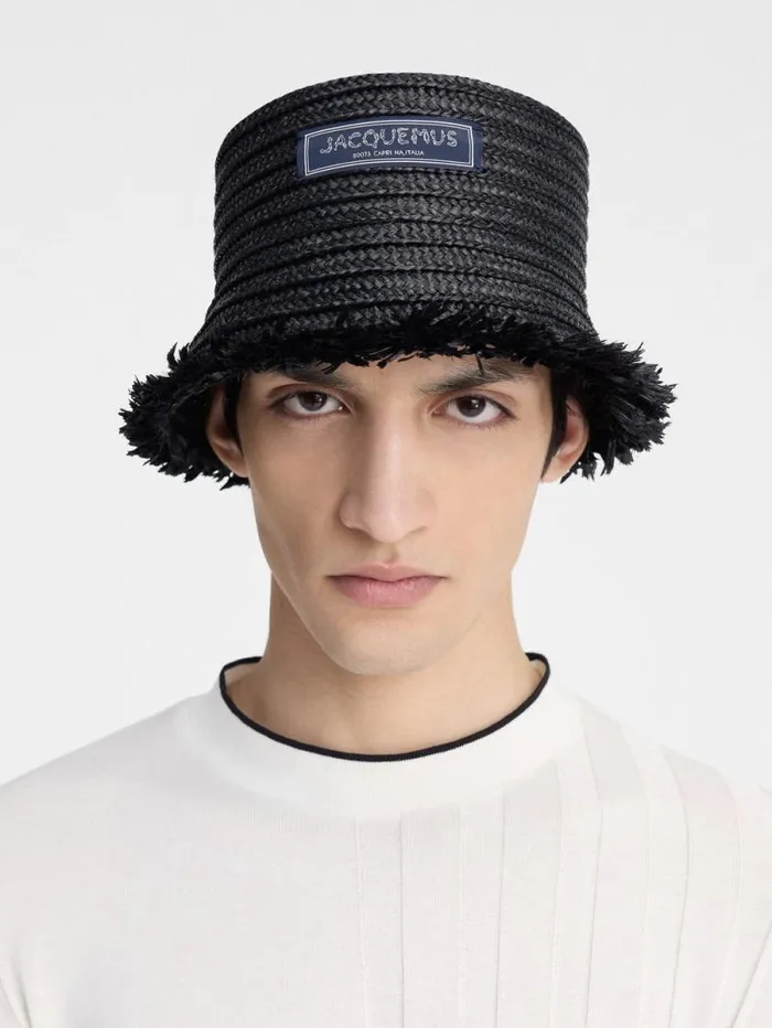 JACQUEMUS The Bacino Bucket Hat Black WomenMen Hats JACQUEMUS The Bacino Bucket Hat Black WomenMen Hats