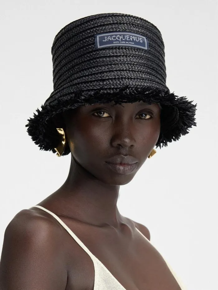 JACQUEMUS The Bacino Bucket Hat Black WomenMen Hats JACQUEMUS The Bacino Bucket Hat Black WomenMen Hats