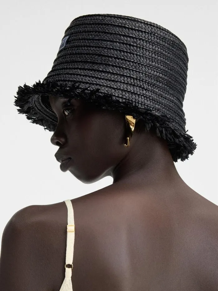JACQUEMUS The Bacino Bucket Hat Black WomenMen Hats JACQUEMUS The Bacino Bucket Hat Black WomenMen Hats