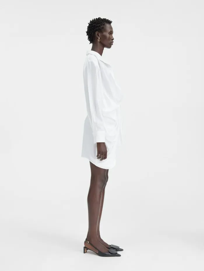 JACQUEMUS The Bahia Dress White Women Dresses and Skirts JACQUEMUS The Bahia Dress White Women Dresses and Skirts