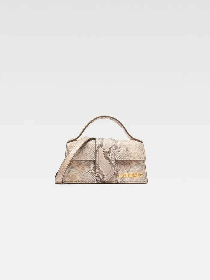 JACQUEMUS The Bambino Beige Women Crossbody and Handbags
