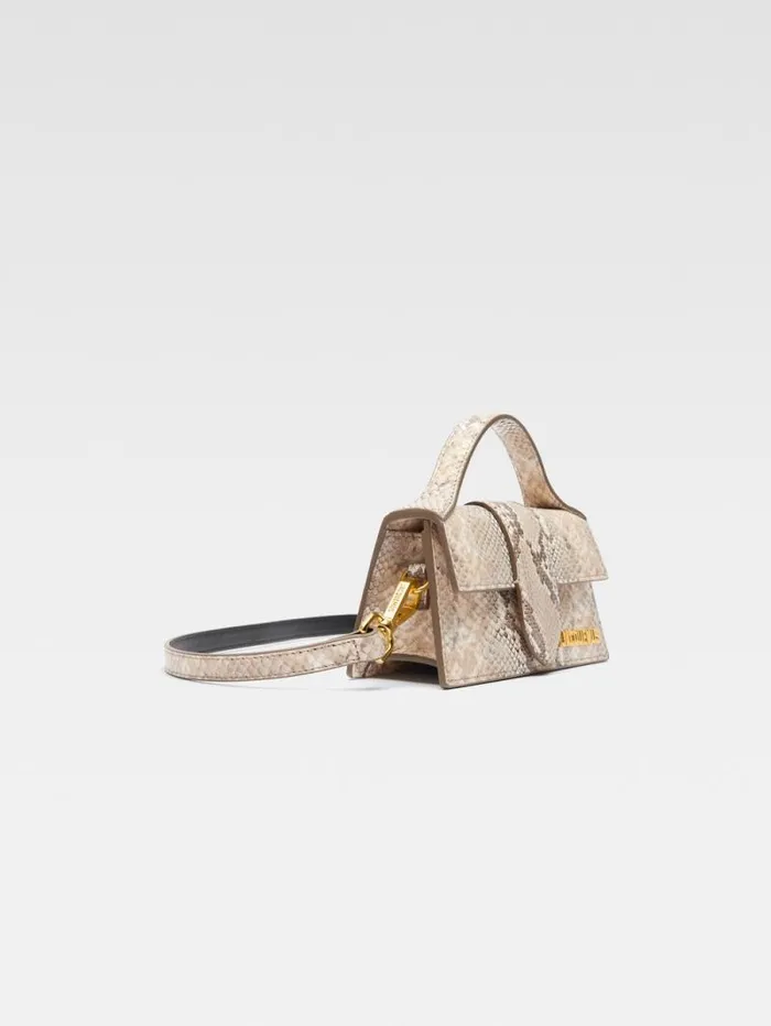 JACQUEMUS The Bambino Beige Women Crossbody and Handbags JACQUEMUS The Bambino Beige Women Crossbody and Handbags