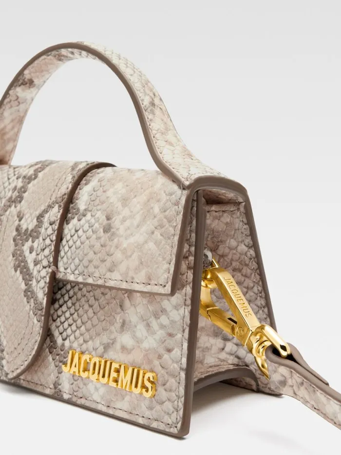 JACQUEMUS The Bambino Beige Women Crossbody and Handbags JACQUEMUS The Bambino Beige Women Crossbody and Handbags