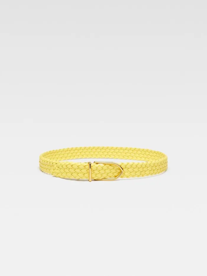 JACQUEMUS The Bambino Belt Yellow WomenMen Belts