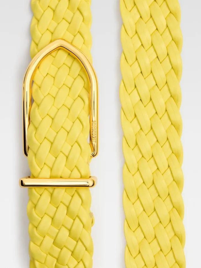 JACQUEMUS The Bambino Belt Yellow WomenMen Belts JACQUEMUS The Bambino Belt Yellow WomenMen Belts
