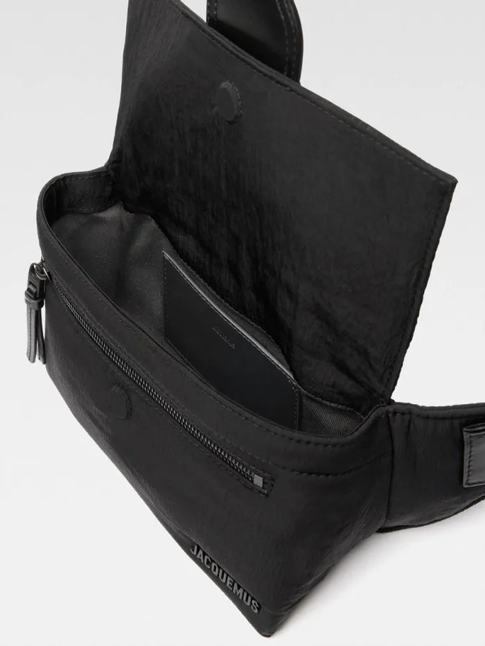 JACQUEMUS The Bambino Bum Bag Black Men Bags JACQUEMUS The Bambino Bum Bag Black Men Bags
