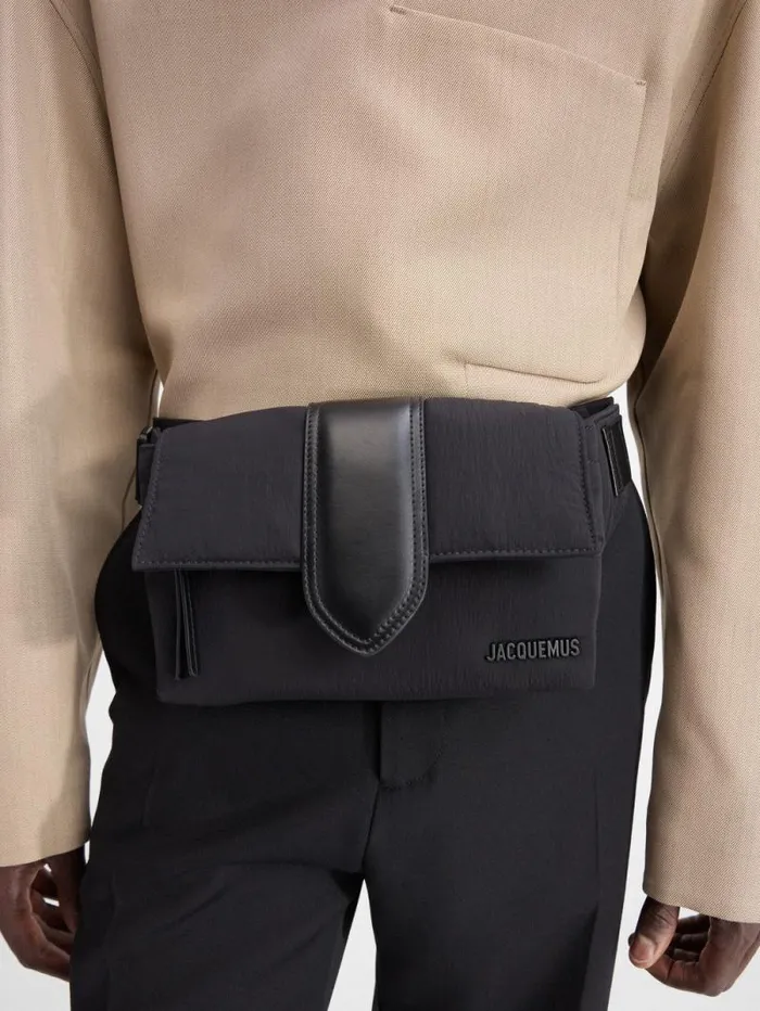 JACQUEMUS The Bambino Bum Bag Black Men Bags JACQUEMUS The Bambino Bum Bag Black Men Bags