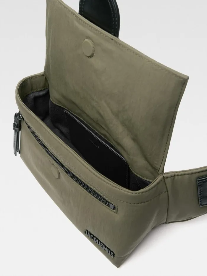 JACQUEMUS The Bambino Bum Bag Khaki Men Bags