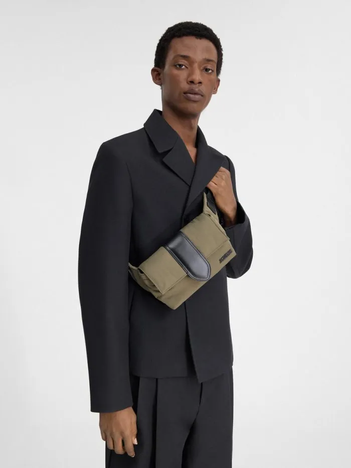 JACQUEMUS The Bambino Bum Bag Khaki Men Bags