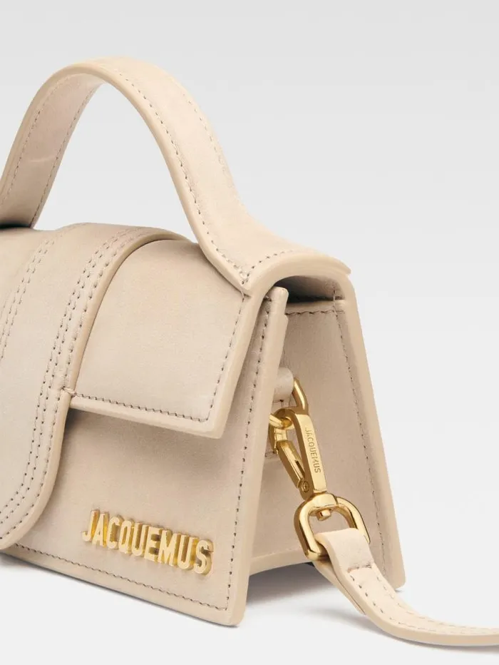JACQUEMUS The Bambino Dark Beige Women Crossbody and Handbags JACQUEMUS The Bambino Dark Beige Women Crossbody and Handbags