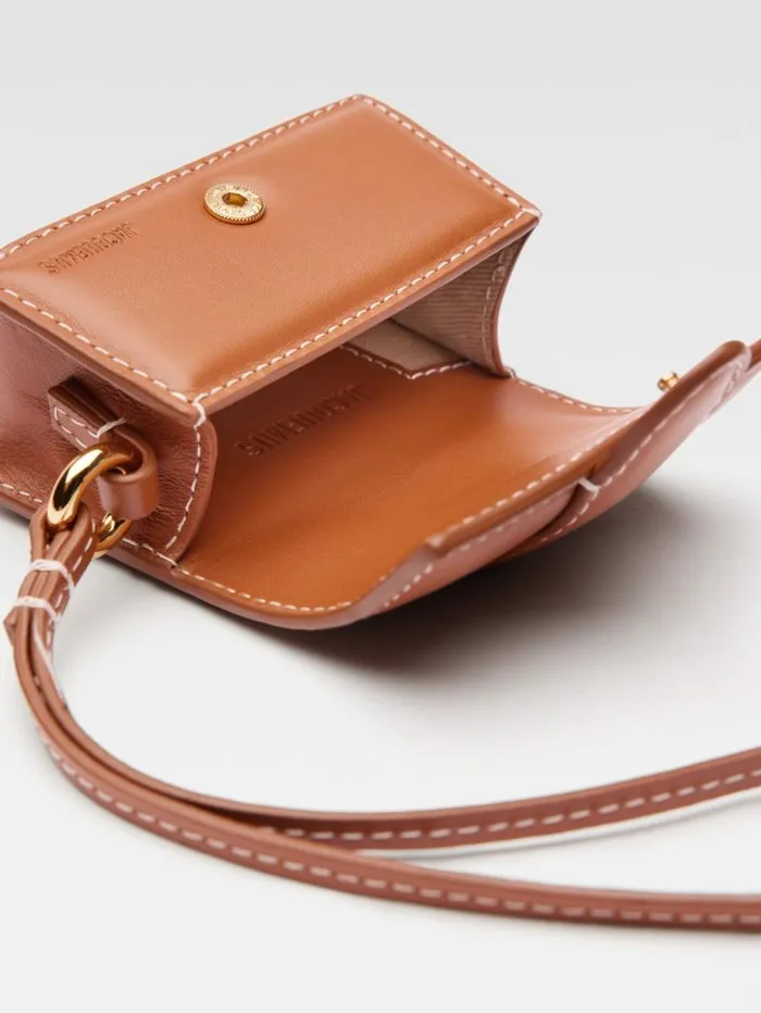JACQUEMUS The Bambino Flap Case Light Brown WomenMen Small Leather Goods JACQUEMUS The Bambino Flap Case Light Brown WomenMen Small Leather Goods