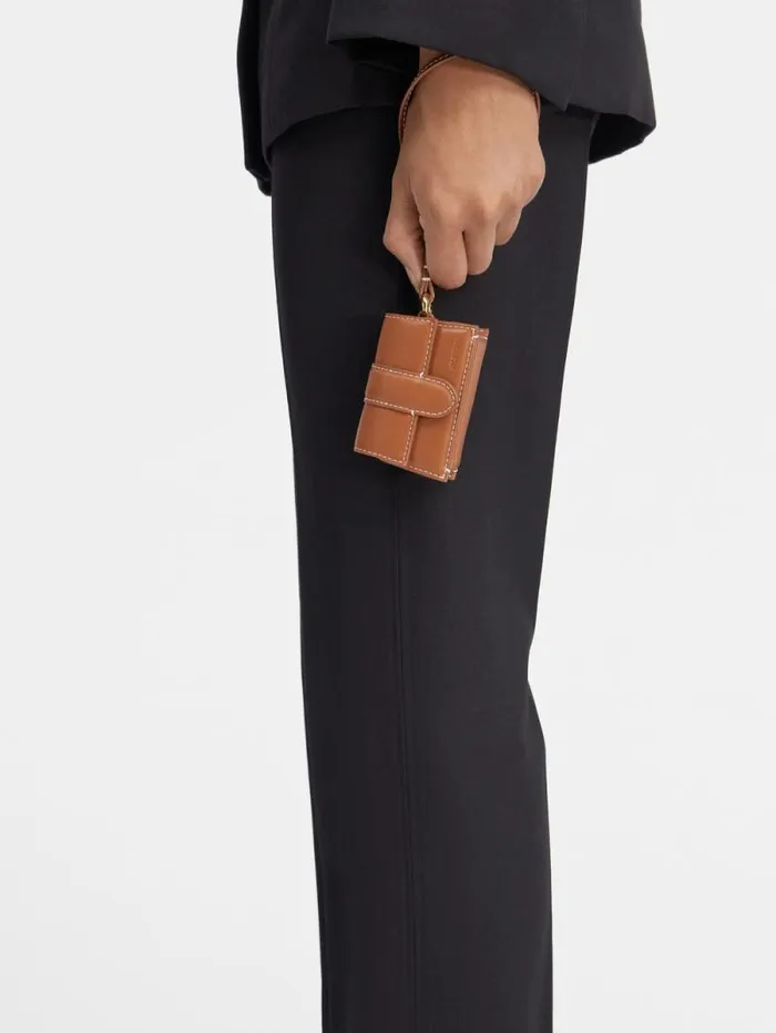 JACQUEMUS The Bambino Flap Case Light Brown WomenMen Small Leather Goods JACQUEMUS The Bambino Flap Case Light Brown WomenMen Small Leather Goods