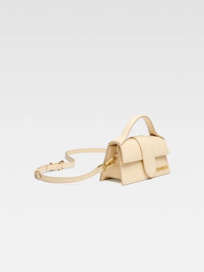 JACQUEMUS The Bambino Ivory Women Crossbody and Handbags JACQUEMUS The Bambino Ivory Women Crossbody and Handbags