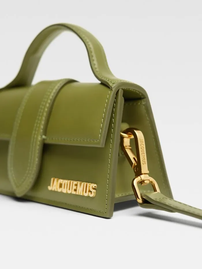 JACQUEMUS The Bambino Khaki Women Crossbody and Handbags JACQUEMUS The Bambino Khaki Women Crossbody and Handbags
