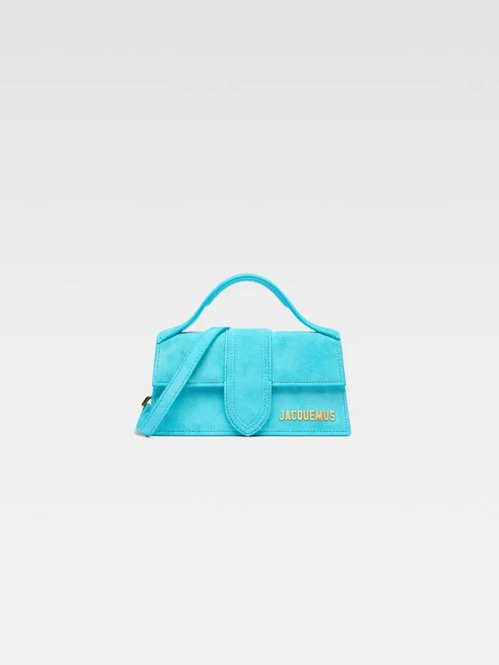 JACQUEMUS The Bambino Light Turquoise Women Crossbody and Handbags