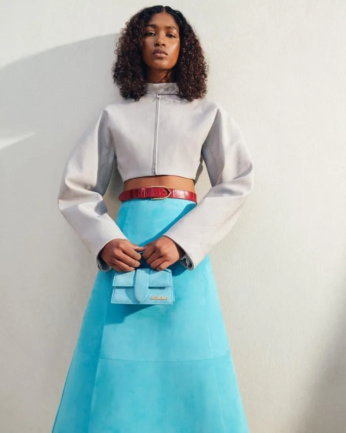 JACQUEMUS The Bambino Light Turquoise Women Crossbody and Handbags JACQUEMUS The Bambino Light Turquoise Women Crossbody and Handbags