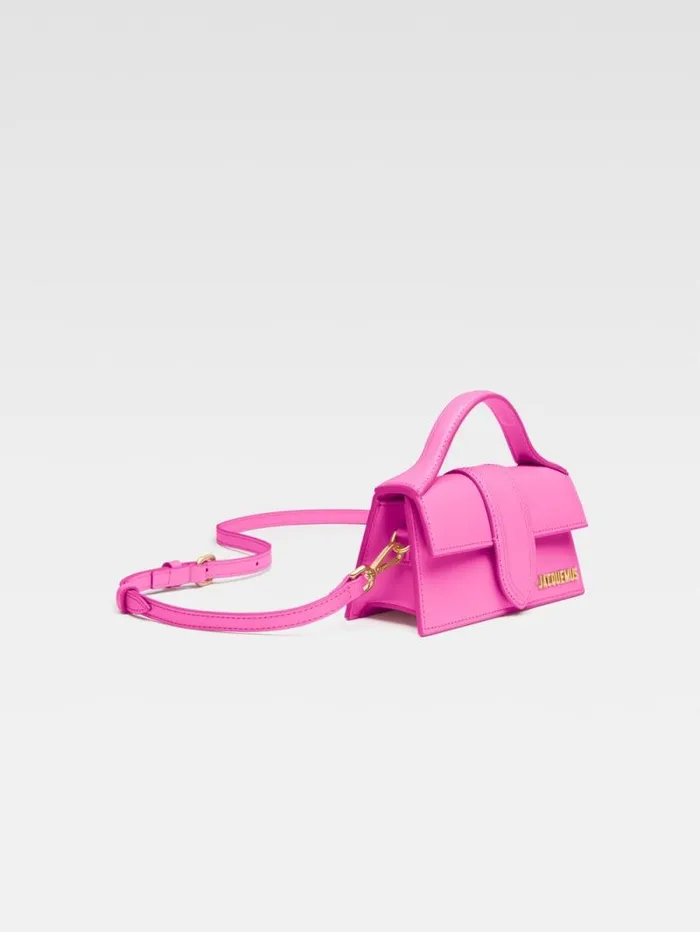 JACQUEMUS The Bambino Neon Pink Women Crossbody and Handbags JACQUEMUS The Bambino Neon Pink Women Crossbody and Handbags