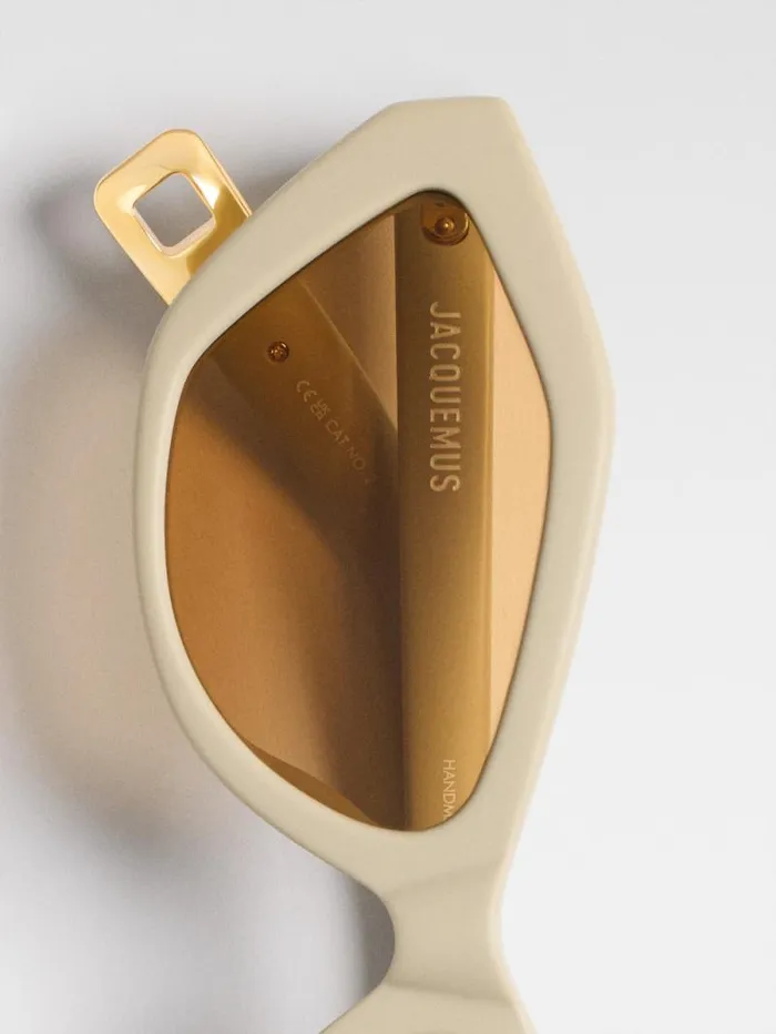 JACQUEMUS The Bambino Sunglasses Beige WomenMen Sunglasses JACQUEMUS The Bambino Sunglasses Beige WomenMen Sunglasses