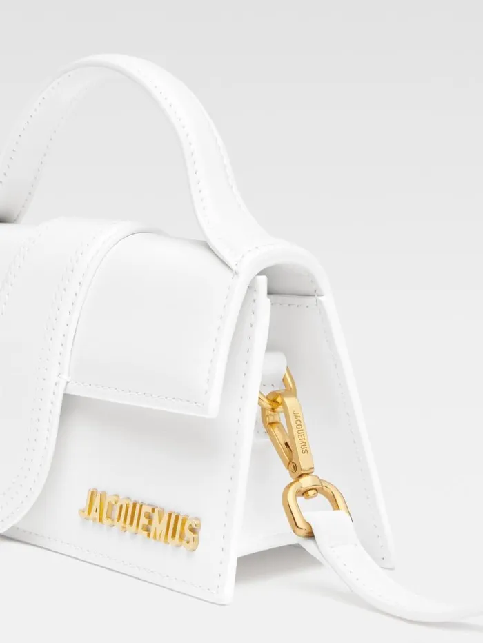 JACQUEMUS The Bambino White Women Crossbody and Handbags JACQUEMUS The Bambino White Women Crossbody and Handbags