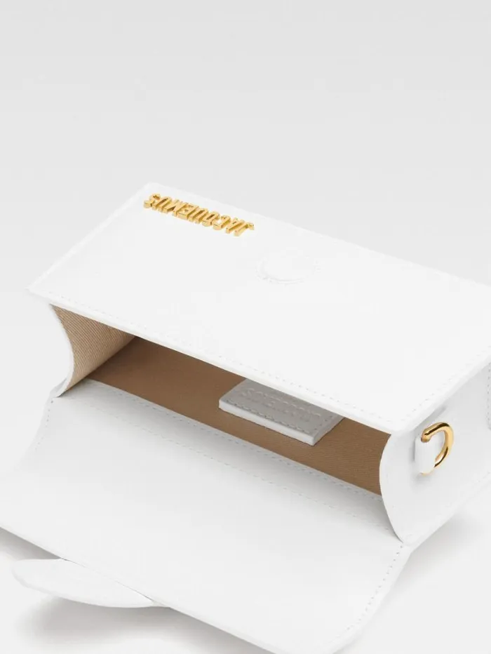 JACQUEMUS The Bambino White Women Crossbody and Handbags JACQUEMUS The Bambino White Women Crossbody and Handbags