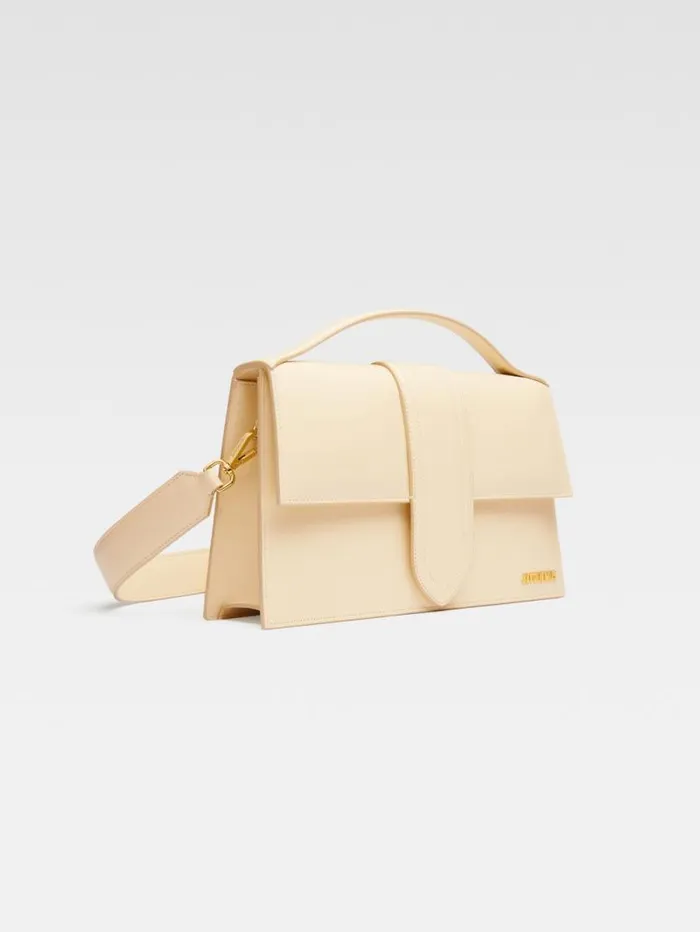 JACQUEMUS The Bambinou Ivory Women Crossbody and Handbags JACQUEMUS The Bambinou Ivory Women Crossbody and Handbags