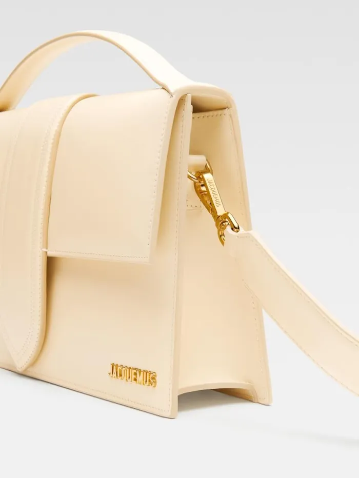 JACQUEMUS The Bambinou Ivory Women Crossbody and Handbags JACQUEMUS The Bambinou Ivory Women Crossbody and Handbags
