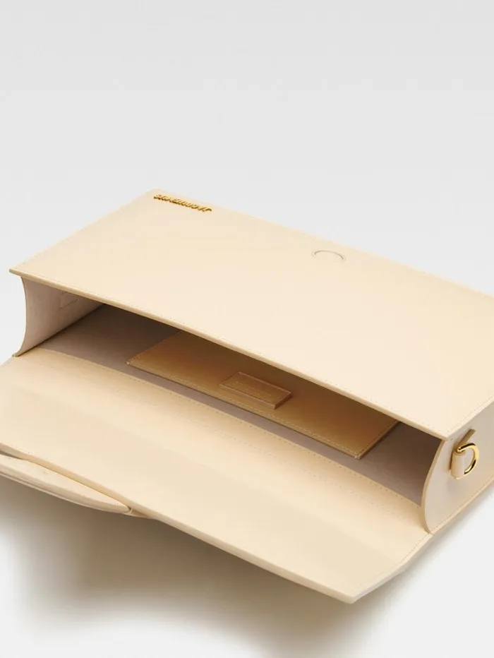 JACQUEMUS The Bambinou Ivory Women Crossbody and Handbags JACQUEMUS The Bambinou Ivory Women Crossbody and Handbags