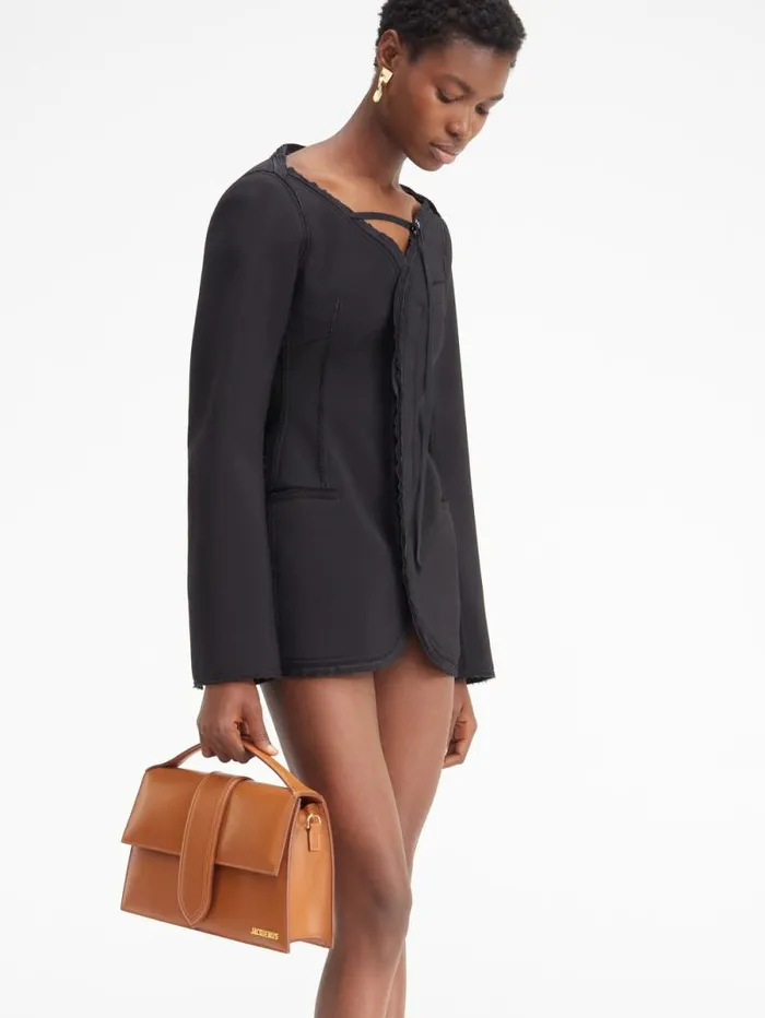 JACQUEMUS The Bambinou Light Brown Women Crossbody and Handbags JACQUEMUS The Bambinou Light Brown Women Crossbody and Handbags