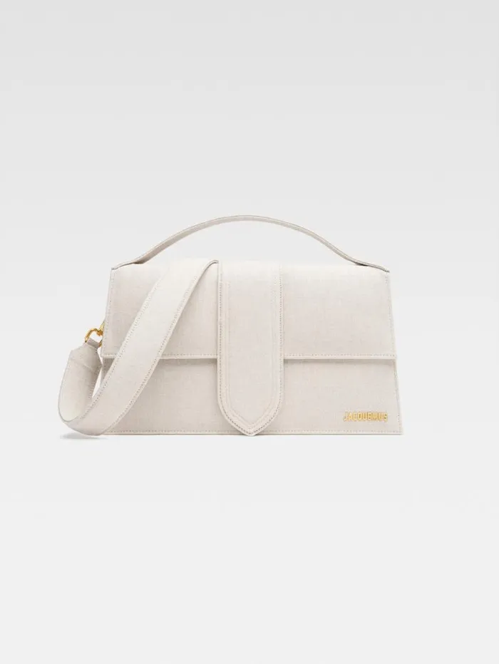 JACQUEMUS The Bambinou Light Greige Women Crossbody and Handbags