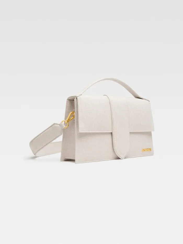 JACQUEMUS The Bambinou Light Greige Women Crossbody and Handbags JACQUEMUS The Bambinou Light Greige Women Crossbody and Handbags