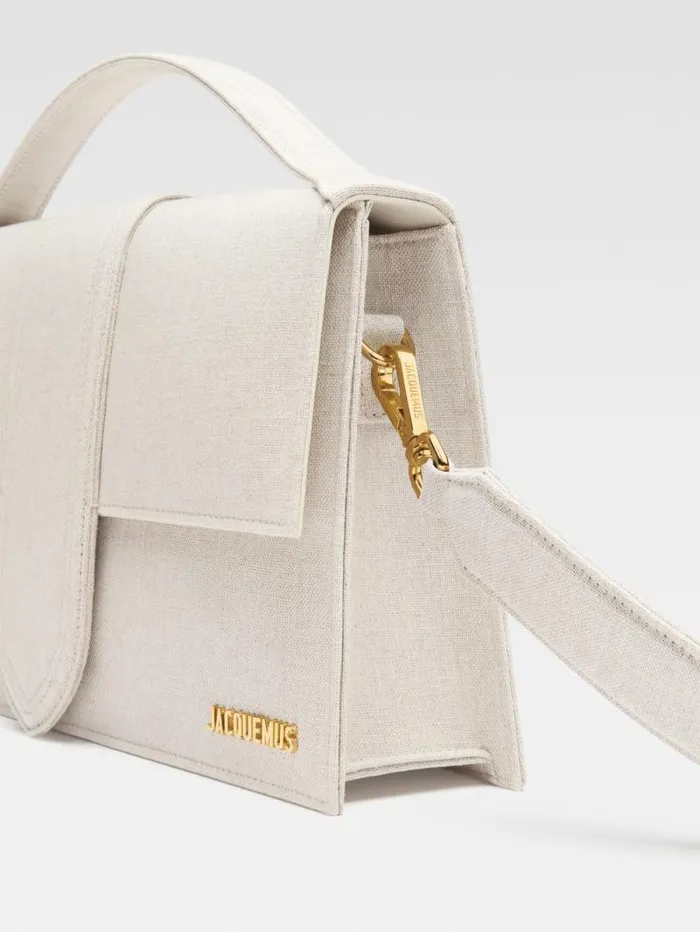 JACQUEMUS The Bambinou Light Greige Women Crossbody and Handbags JACQUEMUS The Bambinou Light Greige Women Crossbody and Handbags