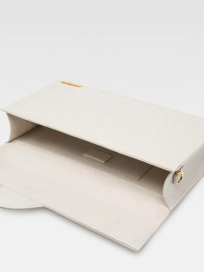 JACQUEMUS The Bambinou Light Greige Women Crossbody and Handbags JACQUEMUS The Bambinou Light Greige Women Crossbody and Handbags