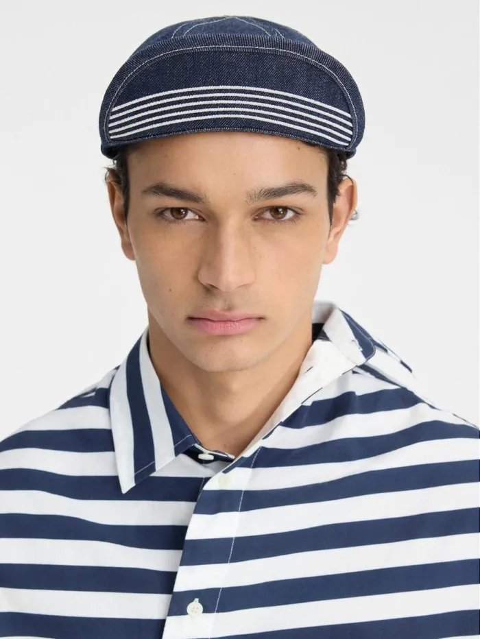 JACQUEMUS The Barco Cap Navy Men Hats JACQUEMUS The Barco Cap Navy Men Hats