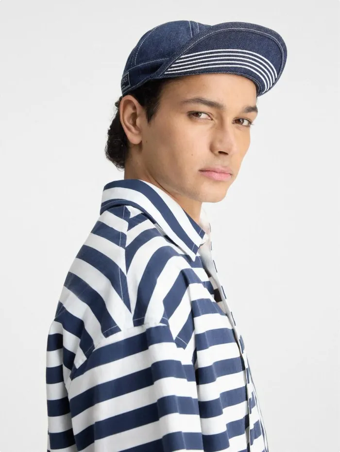 JACQUEMUS The Barco Cap Navy Men Hats JACQUEMUS The Barco Cap Navy Men Hats