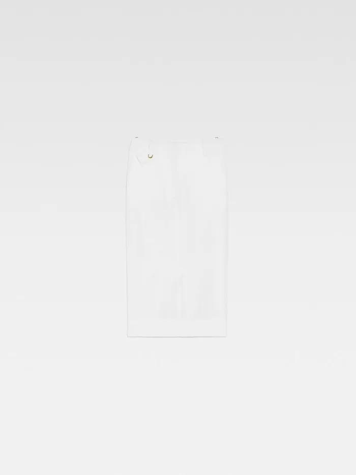 JACQUEMUS The Bari Midi Skirt White Women Dresses and Skirts JACQUEMUS The Bari Midi Skirt White Women Dresses and Skirts