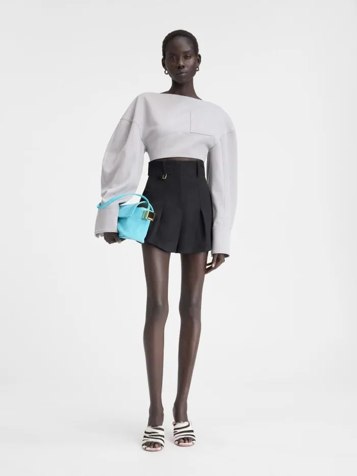JACQUEMUS The Bari Shorts Black Women Trousers and Shorts