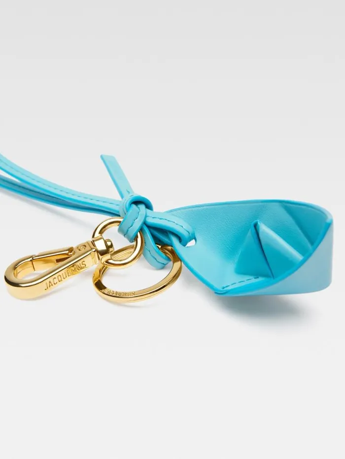 JACQUEMUS The Bateau Keychain Light Turquoise WomenMen Small Leather Goods JACQUEMUS The Bateau Keychain Light Turquoise WomenMen Small Leather Goods