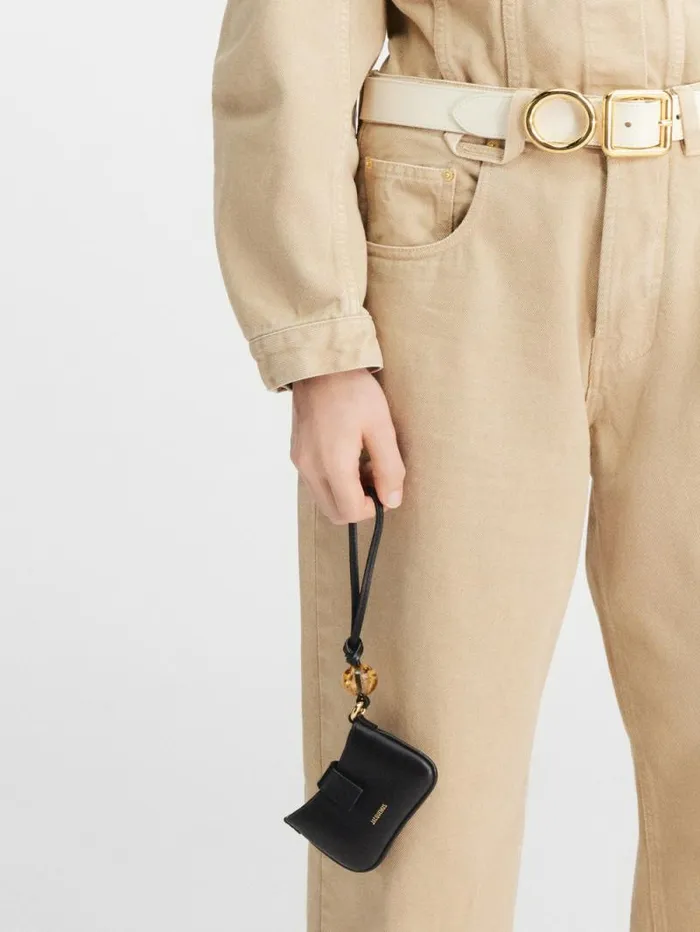 JACQUEMUS The Bisou Cardholder Black WomenMen Small Leather Goods JACQUEMUS The Bisou Cardholder Black WomenMen Small Leather Goods