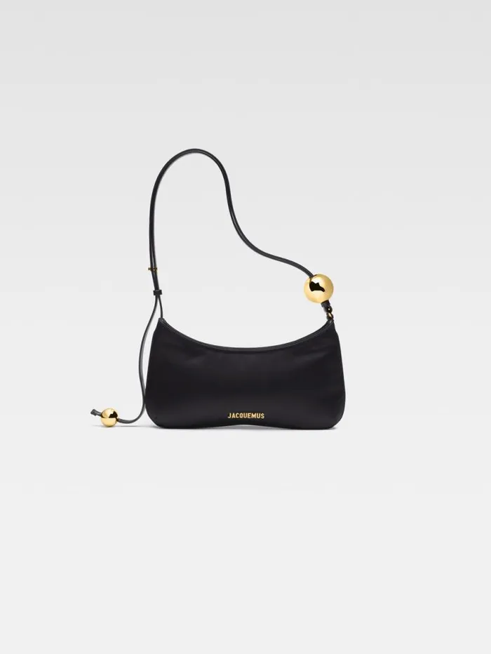 JACQUEMUS The Bisou Perle Black Women Shoulder Bags