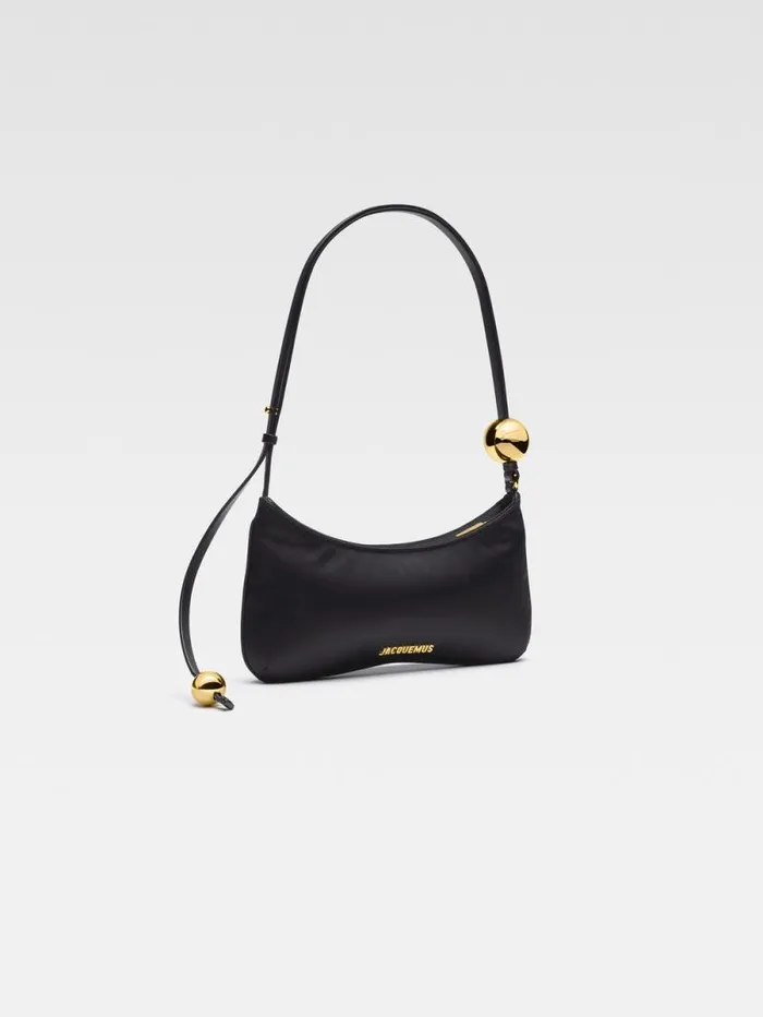 JACQUEMUS The Bisou Perle Black Women Shoulder Bags JACQUEMUS The Bisou Perle Black Women Shoulder Bags