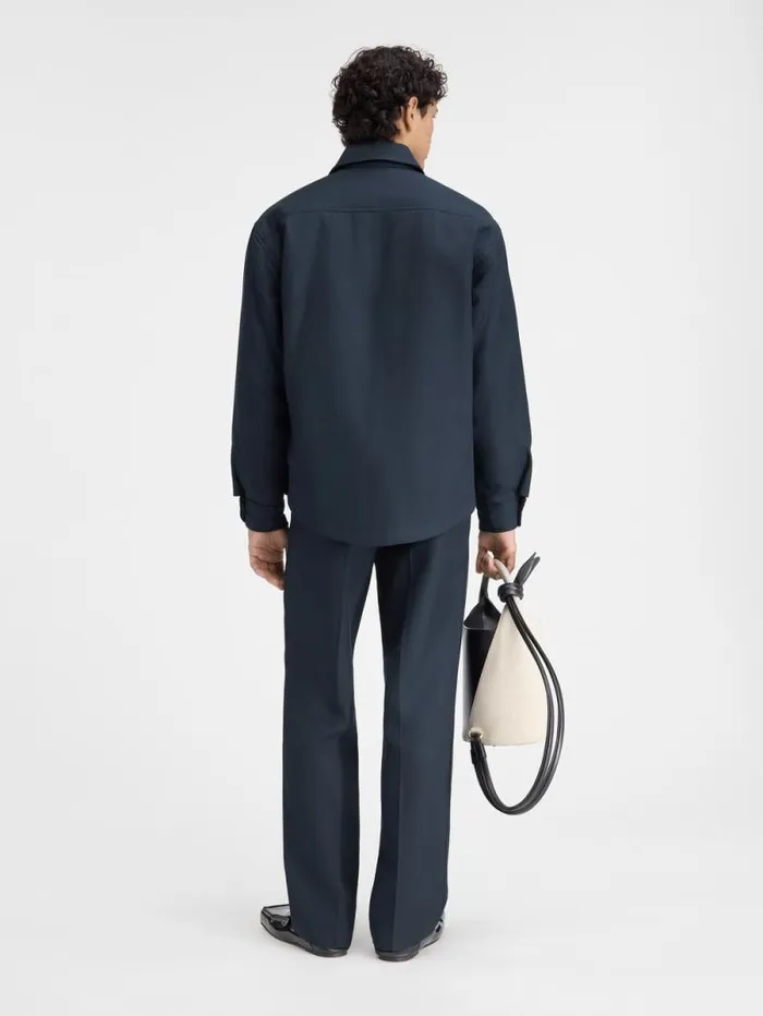 JACQUEMUS The Boulanger Shirt Dark Navy Men Shirts JACQUEMUS The Boulanger Shirt Dark Navy Men Shirts